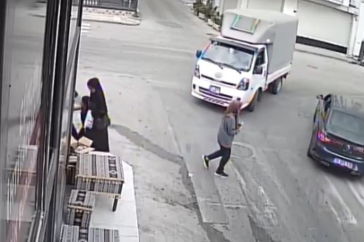 Bursa’da korku dolu anlar kamerada