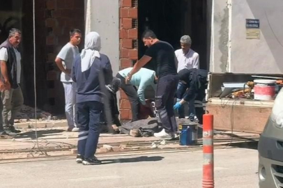 Elektrik akımına kapılıp inşaattan düşerek öldü