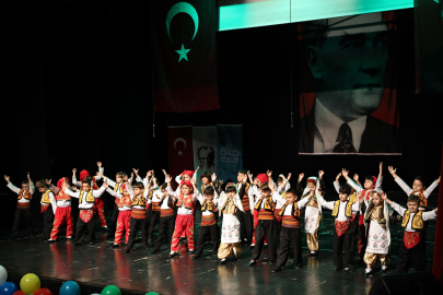 Nilüferli miniklerin mezuniyet sevinci
