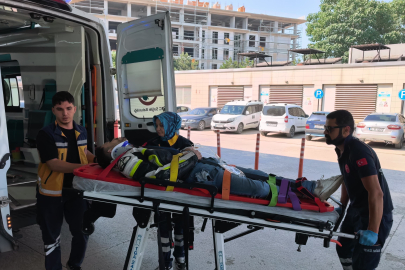 Tır ile motosiklet çarpıştı: 1 ağır yaralı