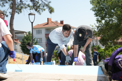 MİNİK ELLERDEN BABASULTAN PARKI’NA RENKLİ DOKUNUŞ!