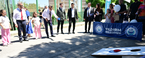 Yıldırım'da sokaklar çocuklar için dönüşüyor