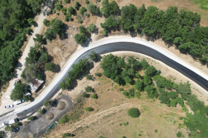 Büyükşehir, Osmangazi'nin Dağakça yolunu yeniledi