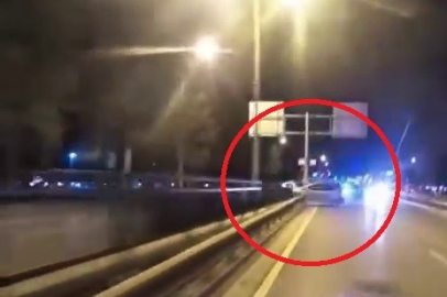 Bursa’da otomobil bariyerlere çarpıp böyle takla attı...