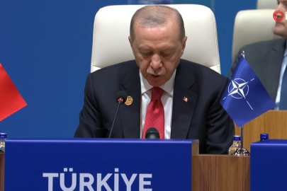 Cumhurbaşkanı Erdoğan, tarihi NATO Zirvesi'nde konuştu