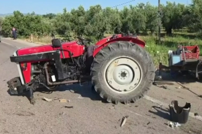 Bursa'da traktör kazası: 2 yaralı