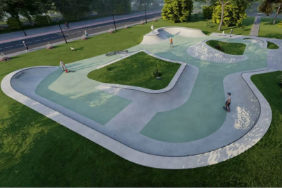 İnegöllü gençlere yeni kaykay park