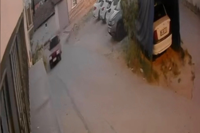 Çocukların oynadığı sokağa drift atarak girdi, hızla uzaklaştı