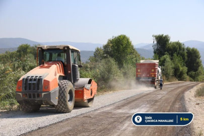 Bursa'da 5 ilçede yollar yenileniyor