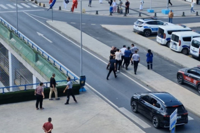Bayrampaşa Büyük İstanbul Otogarında taksiciler arasında müşteri kavgası