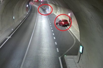 Cinayet gibi kaza kamerada...