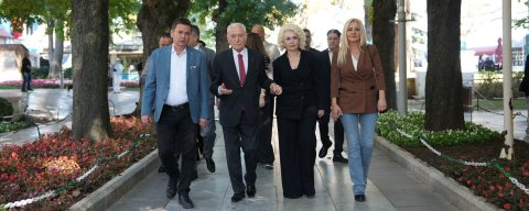 Başkan Aydın ve Mehmet Haberal’dan Tarih Buluşması