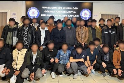 Bursa’da göçmen kaçakçılığı operasyonu: 11 şüpheli yakalandı