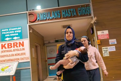 Kanepeden düşen bebek beyin kanaması geçirdi