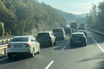 Rüzgar türbini kanatları için trafik durduruldu