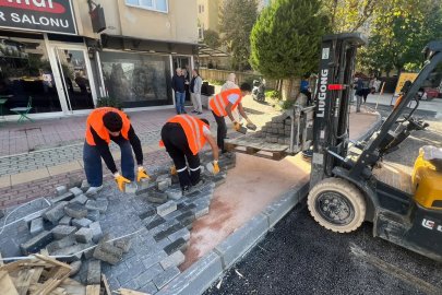 Büyükşehir, Erdoğan Caddesi’ni yeniliyor