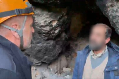 Uludağ'da mağaraya sığınan yaşlı adam için seferber oldular