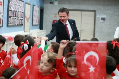 Osmangazi'de cumhuriyet coşkusu kreşlere taştı