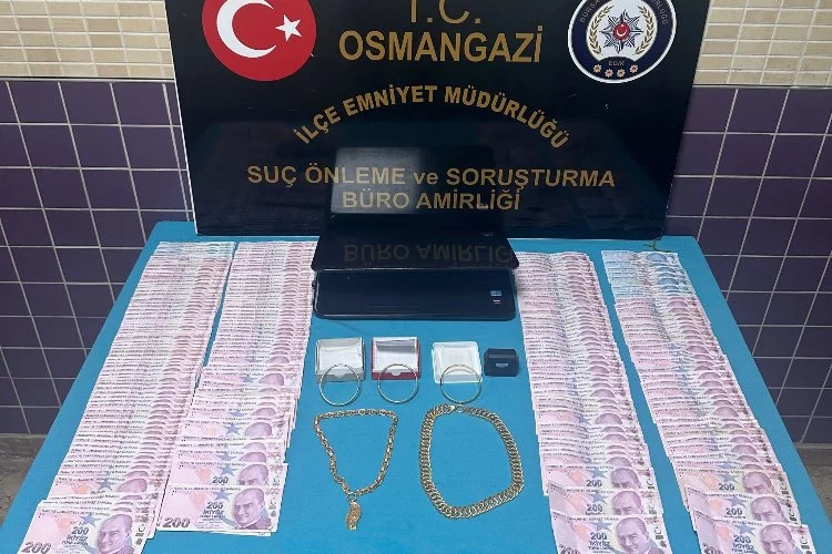 Bursa’da 900 bin liralık hırsızlık yapan 2 şüpheli yakalandı