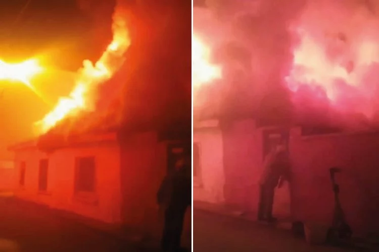 Bursa’da müstakil ev alev alev yandı
