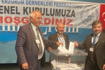 Bursa Erzurum Dernekleri Federasyonu'nda Ömeroğulları güven tazeledi