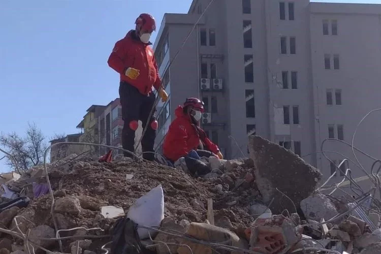 ÇAK ekibi deprem bölgesinde yaşadıklarını anlattı