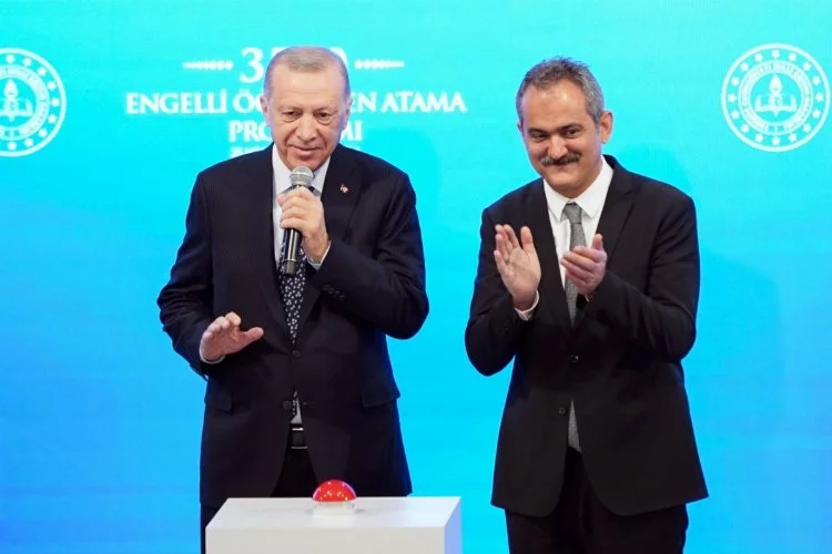 Cumhurbaşkanı Erdoğan: 'Atanamayan tüm engelli öğretmen adaylarımızın atamasını gerçekleştirdik'