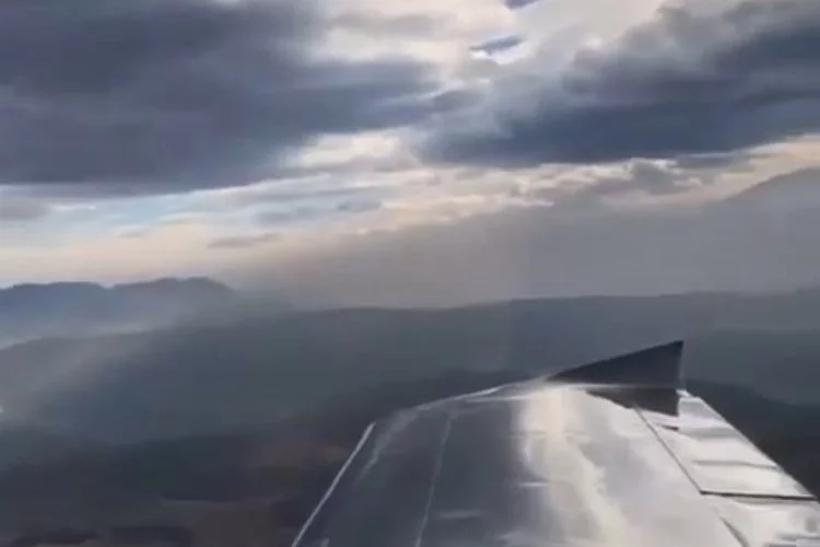 Düşen uçağın kokpitten görüntüleri ortaya çıktı