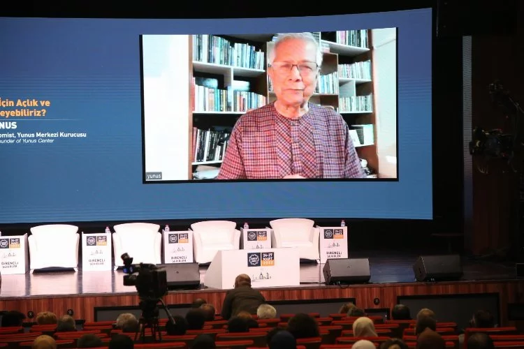 Prof. Muhammed Yunus: "Dünyada iklim mülteciliği artacak"