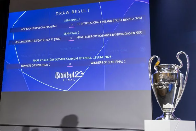 UEFA Şampiyonlar Ligi'nde çeyrek ve yarı final eşleşmeleri belli oldu