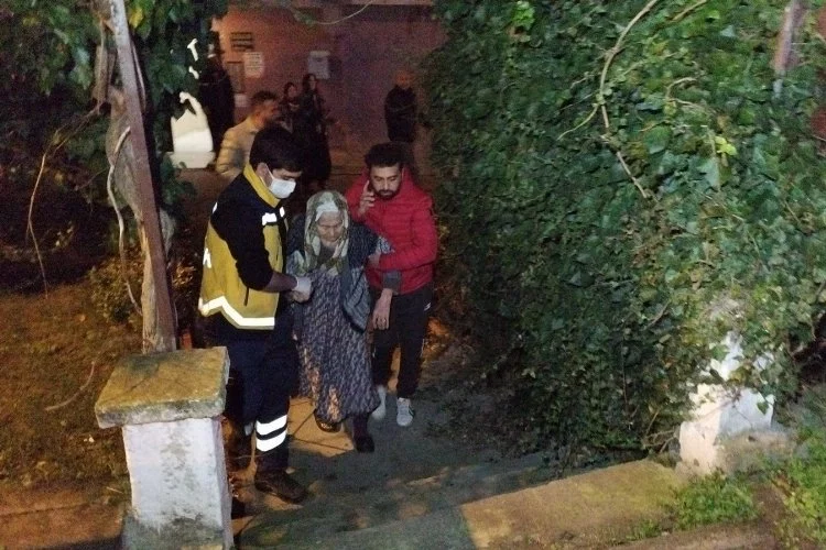 Yaşlı kadın gaz sızıntısı olan evde uyuya kaldı, ekipler seferber oldu
